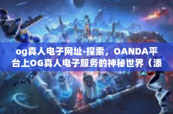 og真人电子网址-探索，OANDA平台上OG真人电子服务的神秘世界（添加可用网址）og真人电子网址