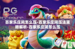 百家乐庄闲怎么压-百家乐庄闲压法策略解析-百家乐庄闲怎么压