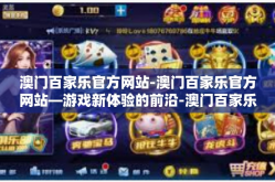 澳门百家乐官方网站-澳门百家乐官方网站—游戏新体验的前沿-澳门百家乐官方网站