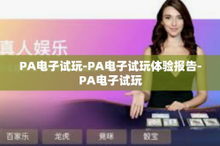 PA电子试玩-PA电子试玩体验报告-PA电子试玩