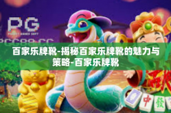 百家乐牌靴-揭秘百家乐牌靴的魅力与策略-百家乐牌靴