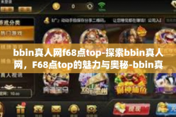 bbin真人网f68点top-探索bbin真人网，F68点top的魅力与奥秘-bbin真人网f68点top