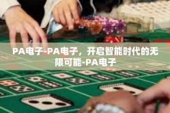 PA电子-PA电子，开启智能时代的无限可能-PA电子