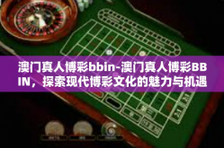 澳门真人博彩bbin-澳门真人博彩BBIN，探索现代博彩文化的魅力与机遇-澳门真人博彩bbin