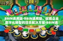 BBIN通用版-BBIN通用版，赋能企业数字化转型的综合解决方案-BBIN通用版