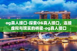 og真人接口-探索OG真人接口，连接虚拟与现实的桥梁-og真人接口