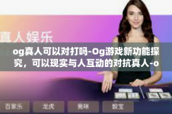 og真人可以对打吗-Og游戏新功能探究，可以现实与人互动的对抗真人-og真人可以对打吗