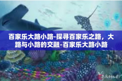 百家乐大路小路-探寻百家乐之路，大路与小路的交融-百家乐大路小路