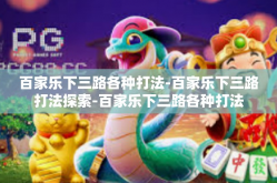 百家乐下三路各种打法-百家乐下三路打法探索-百家乐下三路各种打法