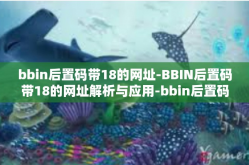 bbin后置码带18的网址-BBIN后置码带18的网址解析与应用-bbin后置码带18的网址