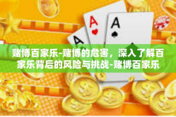 赌博百家乐-赌博的危害，深入了解百家乐背后的风险与挑战-赌博百家乐