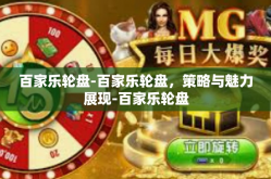 百家乐轮盘-百家乐轮盘，策略与魅力展现-百家乐轮盘