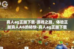 真人ag正版下载-游戏之路，体验正版真人AG的畅快-真人ag正版下载