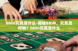 bbin究竟是什么-揭秘BBIN，究竟是何物？bbin究竟是什么