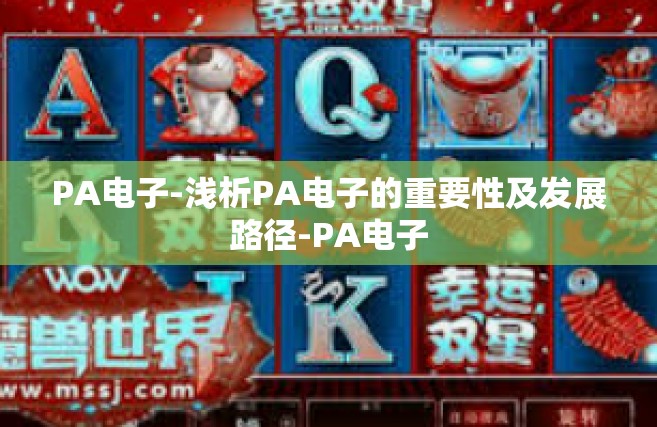 PA电子-浅析PA电子的重要性及发展路径-PA电子