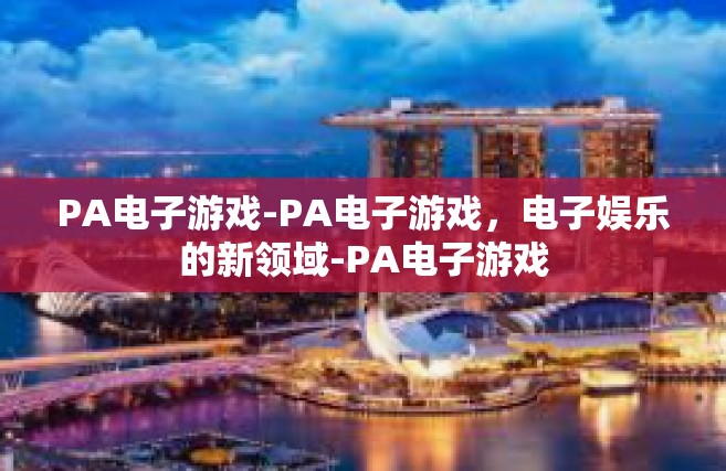 PA电子游戏-PA电子游戏，电子娱乐的新领域-PA电子游戏